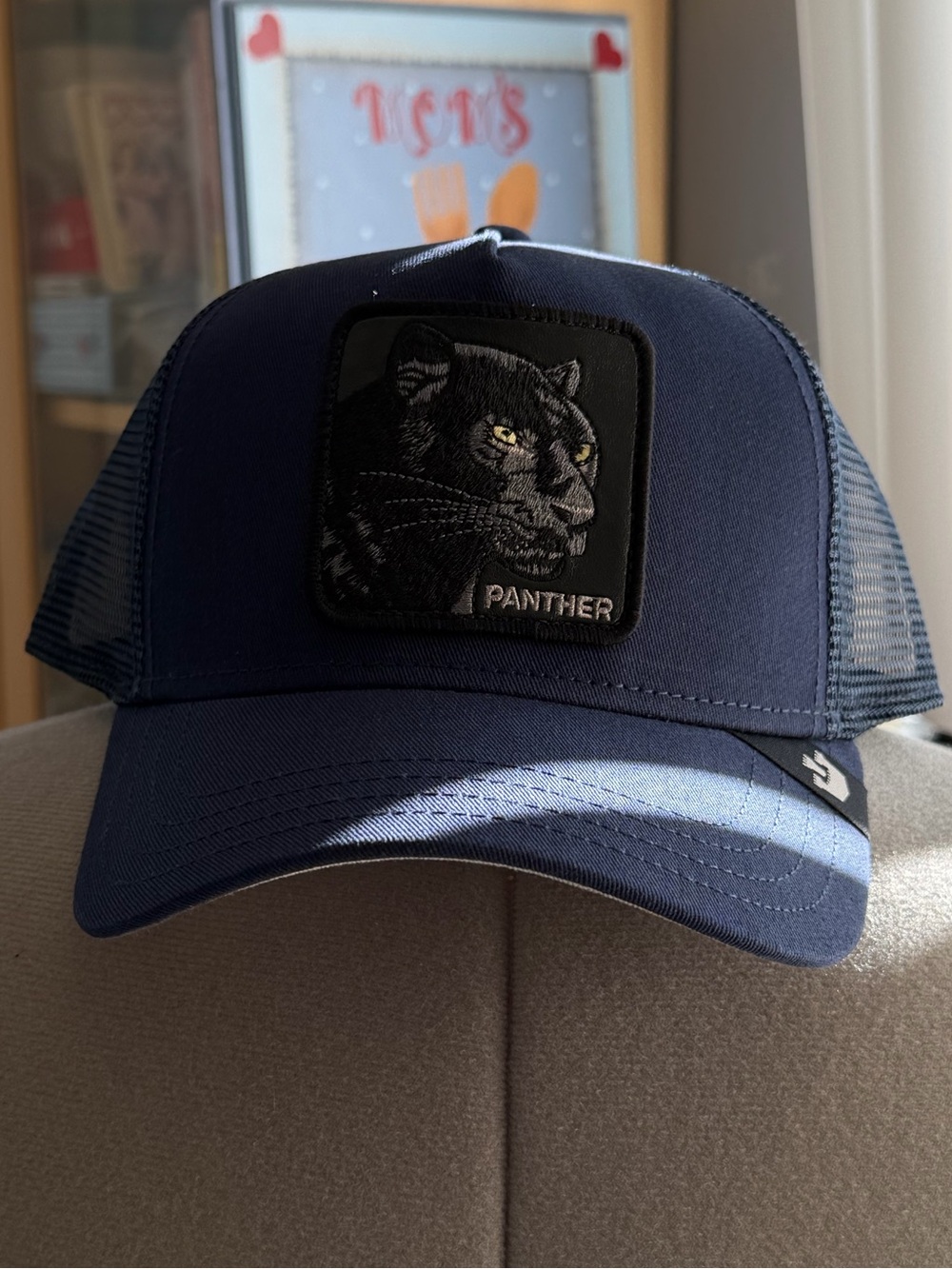 Goorin Bros Panther Trucker Cap - Navy & Black